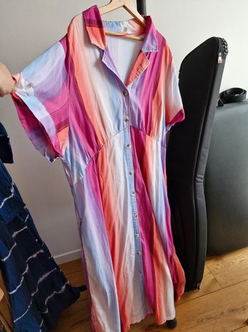 Robe longue fluide et légère lyocell