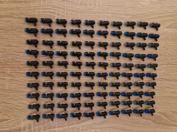Lot d'armes blasteur type lego pour clones / stormtrooper star wars comprend 100 pièces