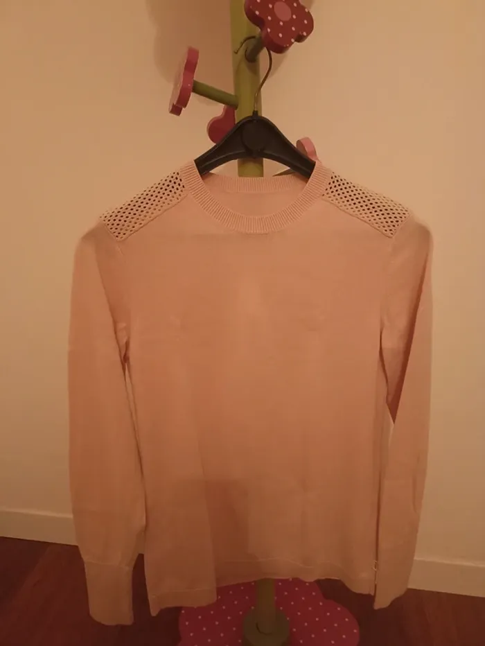 Joli pull coton fantaisie aux épaules T38 Aigle