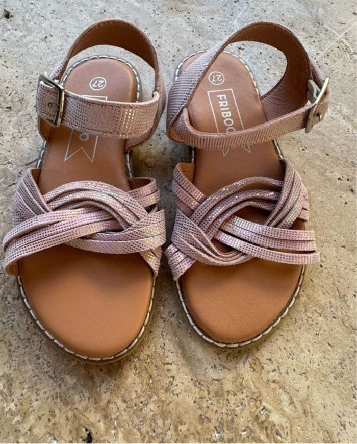 Sandales rose 27