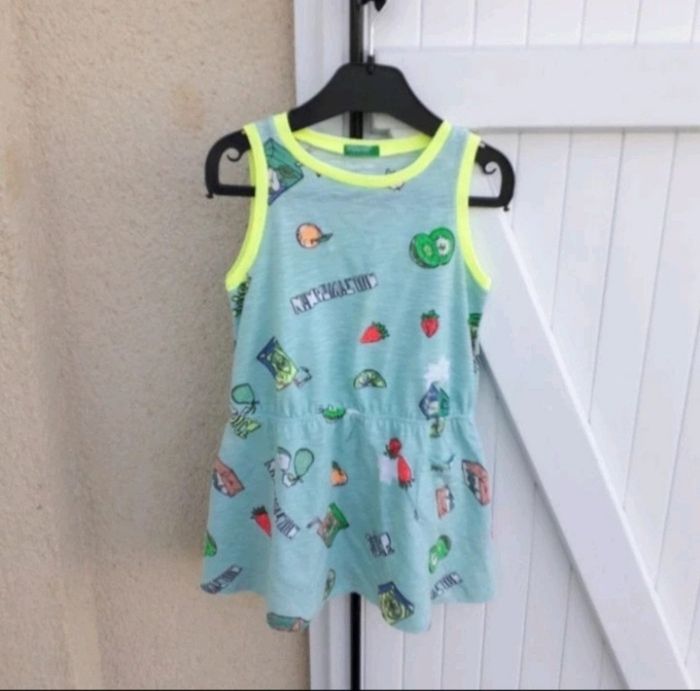 robe filles 3/4 ans united colours of beneton