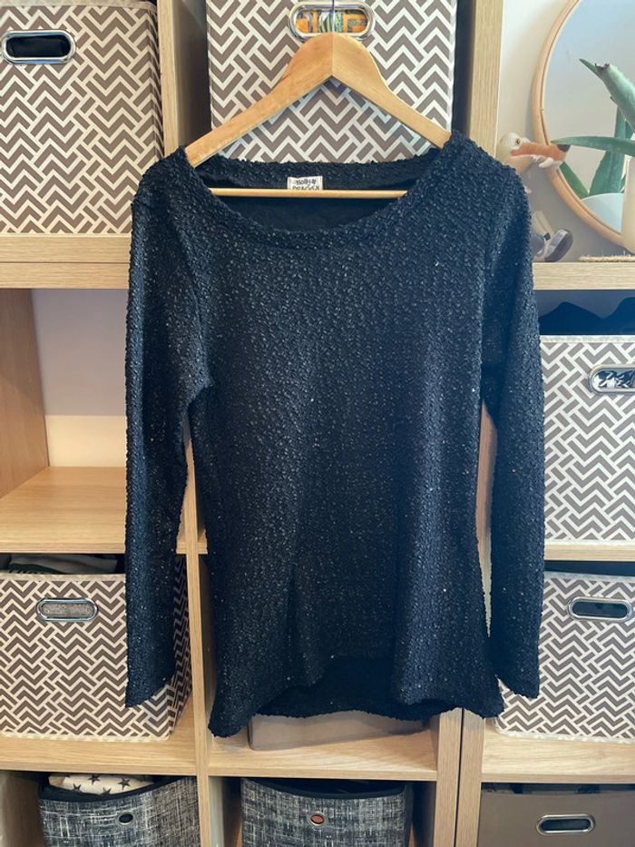 Pull noir et doré Molly Bracken