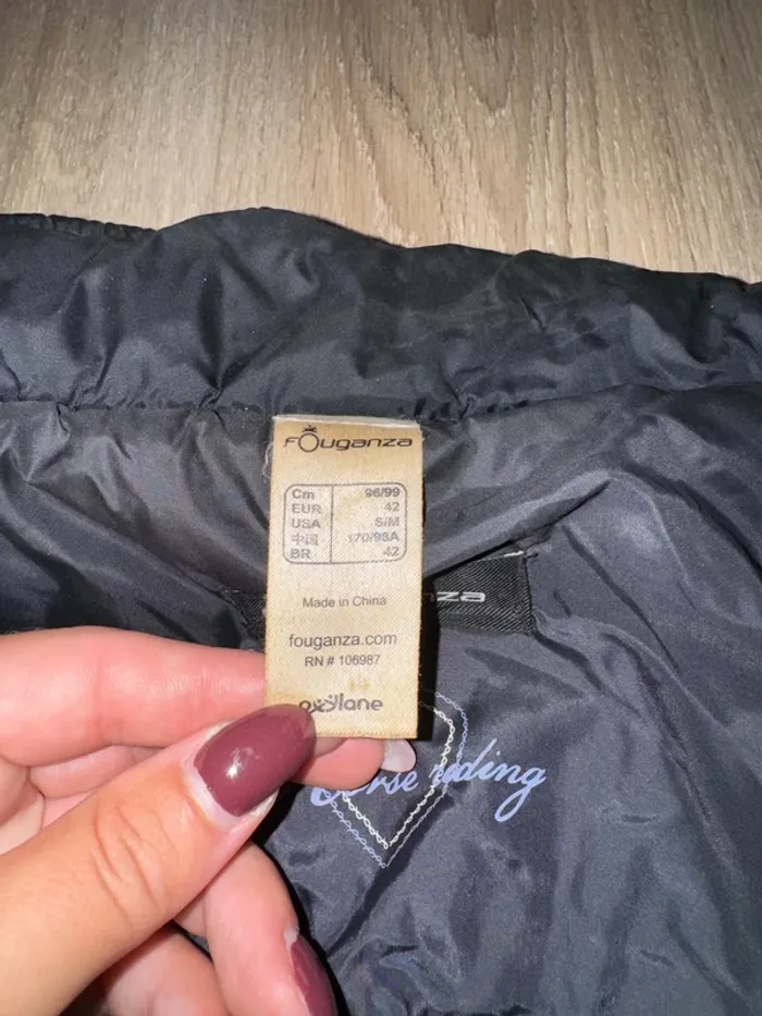 Veste sans manche équitation fouganza noire - photo numéro 8