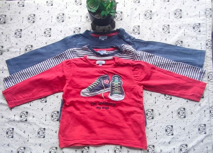 Lot de tee-shirt ML taille 23 mois/2 ans