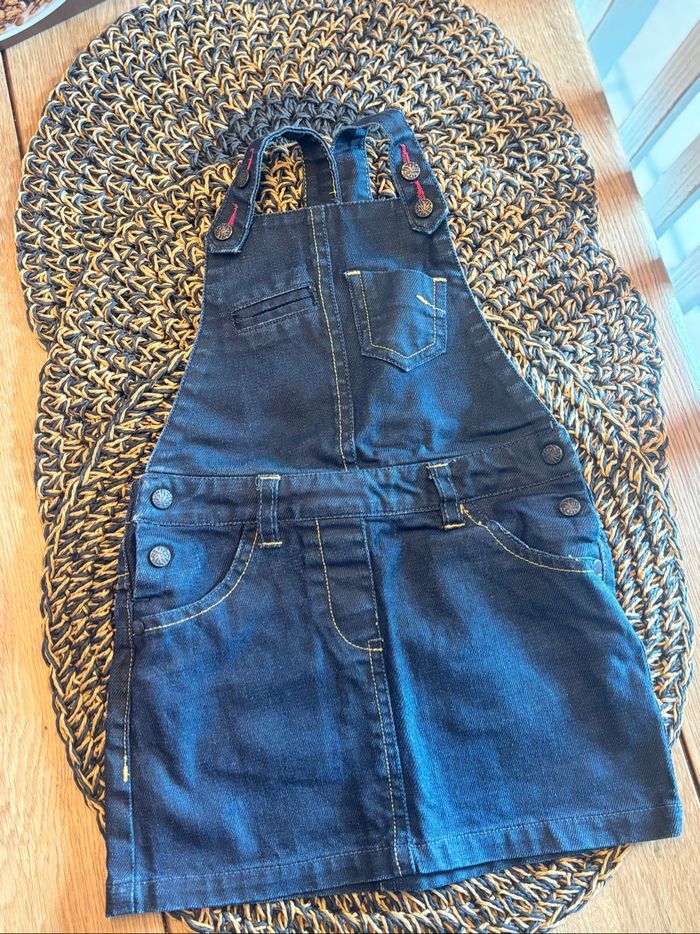 Robe en jean bretelles