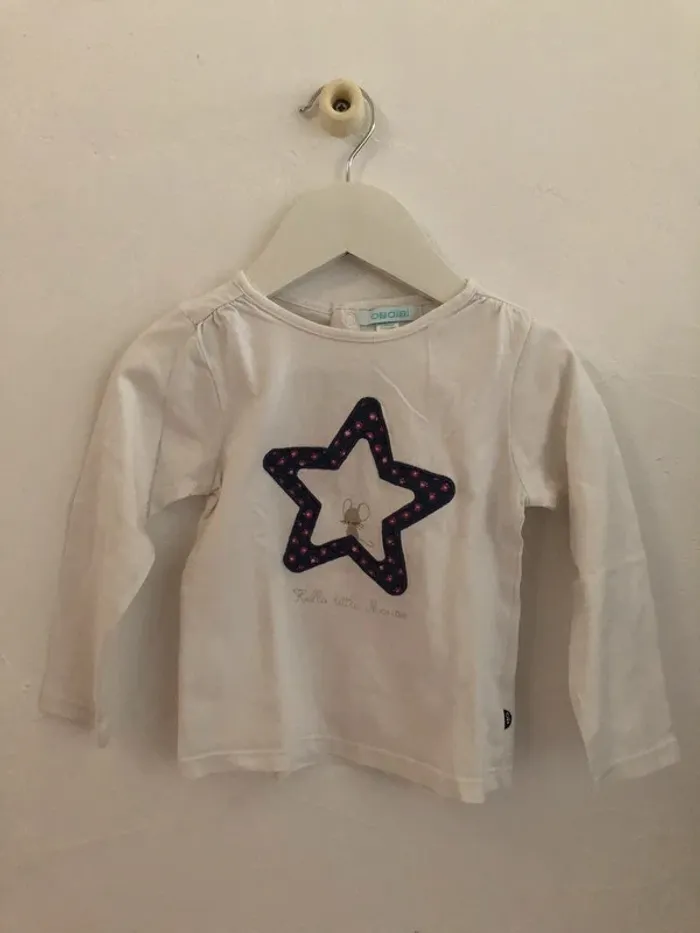 Tee-shirt manches longues et veste molleton assortie - photo numéro 3