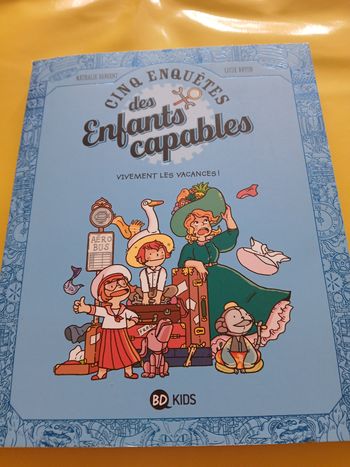 livre cinq enquetes des enfants capables