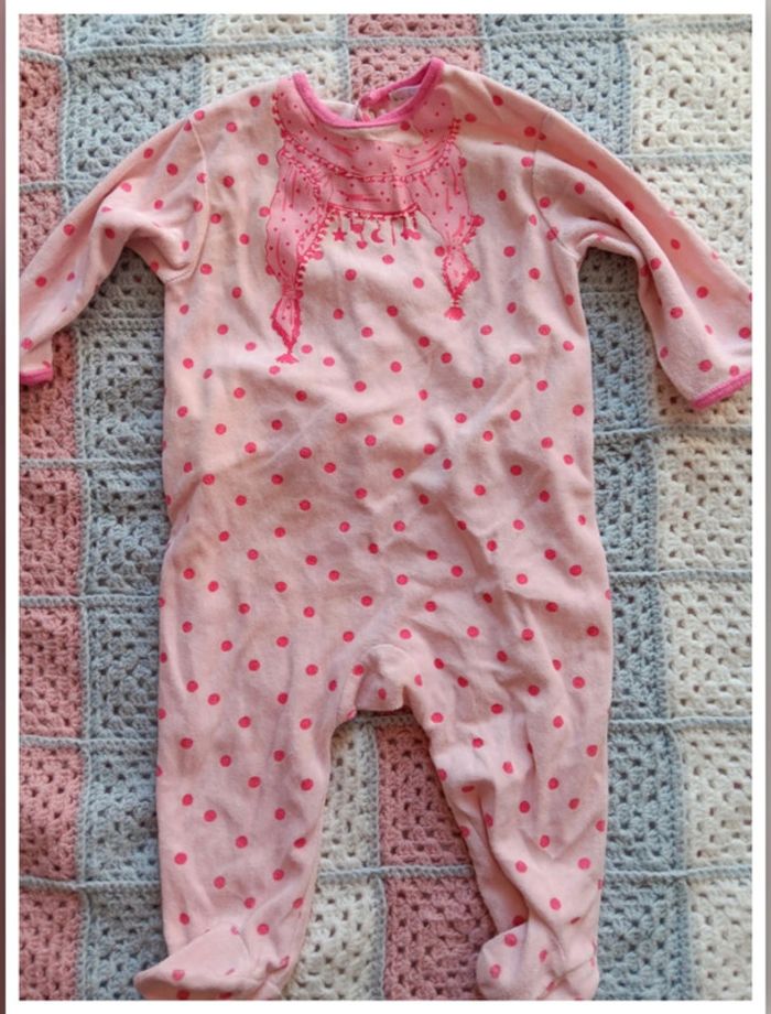 Pyjama velours 9 mois