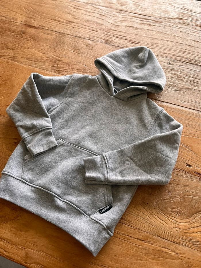 Pull à capuche gris 4 ans Complice - photo numéro 3