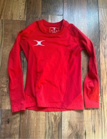 T-shirt manches longues taille 7-8 ans Gilbert rugby