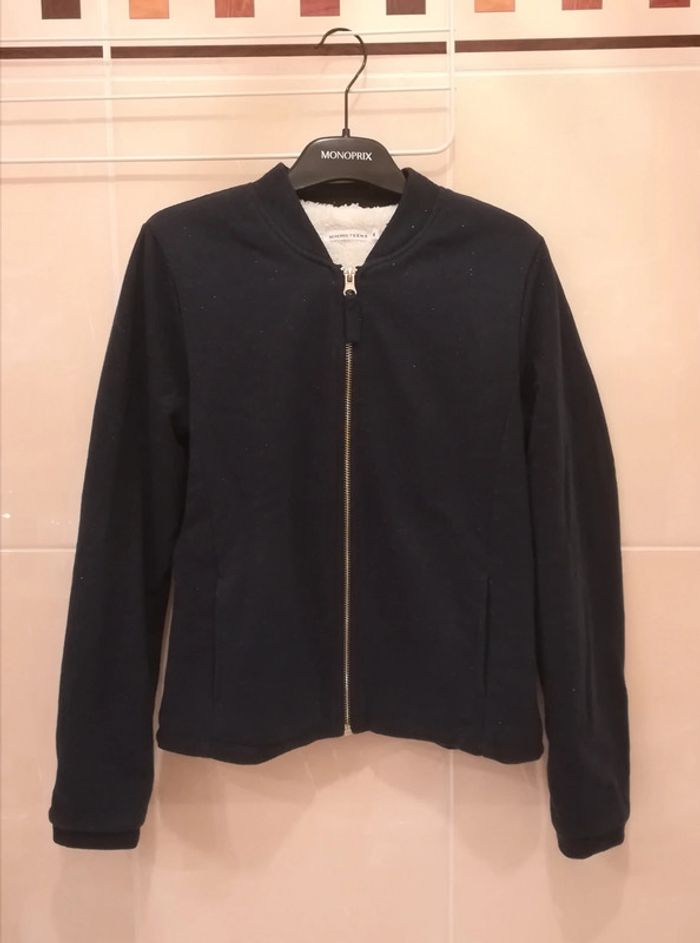 Gilet moutonné T14 ans - V92B