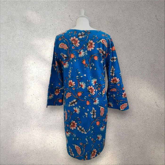 Robe imprimé à fleurs manches évasées taille 40 - photo numéro 4