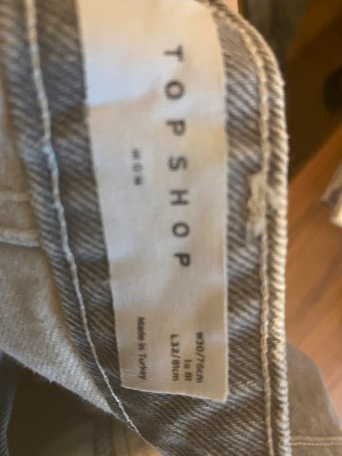 Jean gris Topshop taille L - photo numéro 5