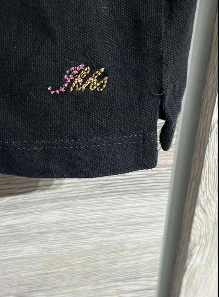 Chemise polo tunique fille IKKS 12 ans noir - photo numéro 3