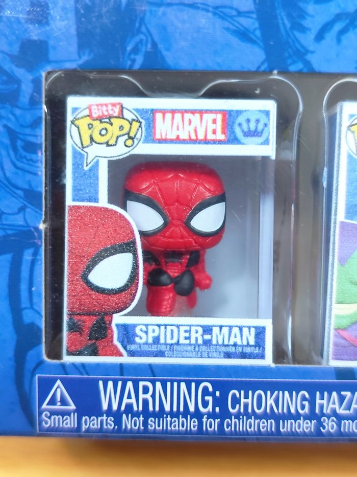 Boîte 4 Bitty Pop! Marvel Comics - Spider-Man & Ennemis (Chase Edition) - photo numéro 2