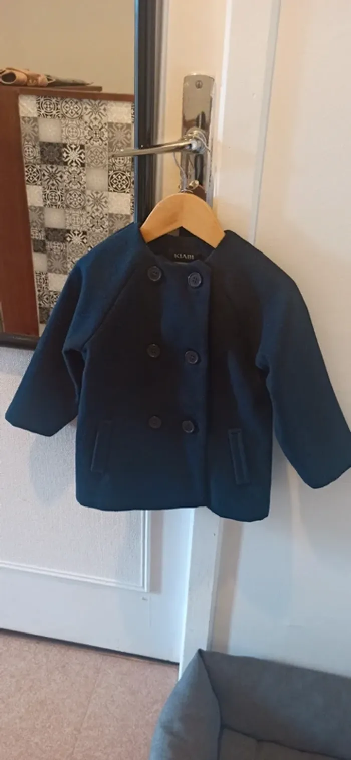 Veste chic bleu