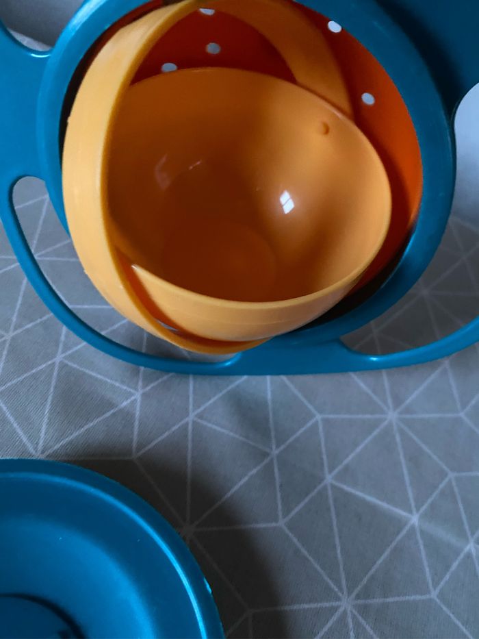 Bol gyroscopique avec Couvercle pour bébés et Enfants Anti-Renversement - photo numéro 7