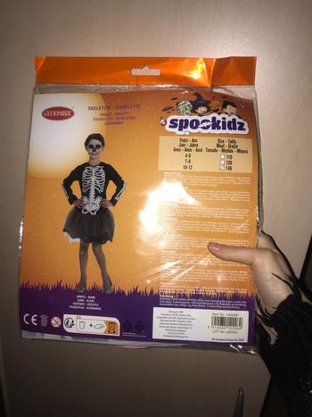 Costume halloween squelette