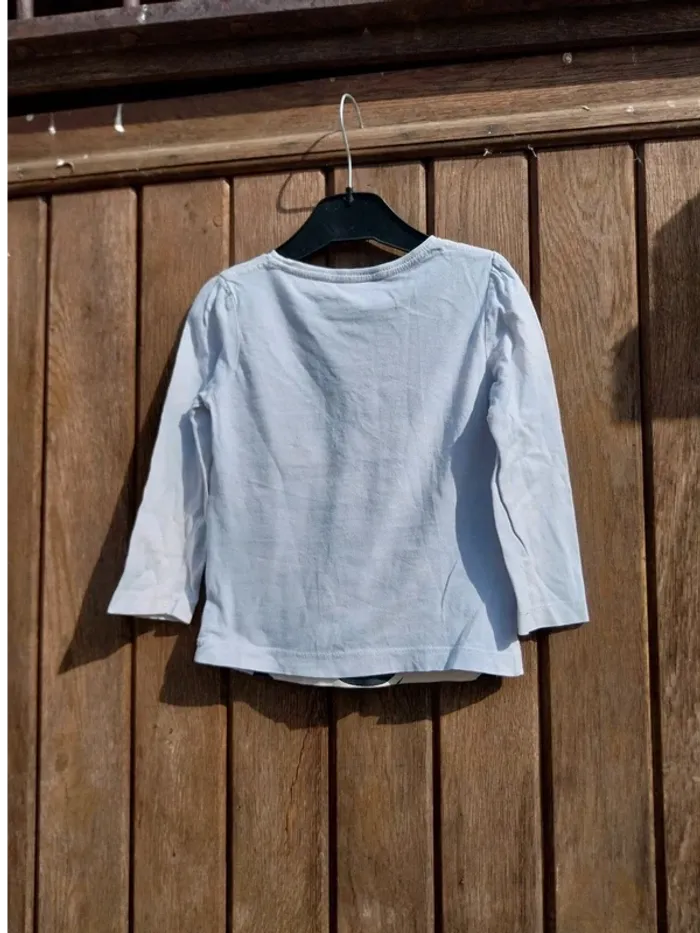 Tee-shirt manche longue minnie 4 ans - photo numéro 2