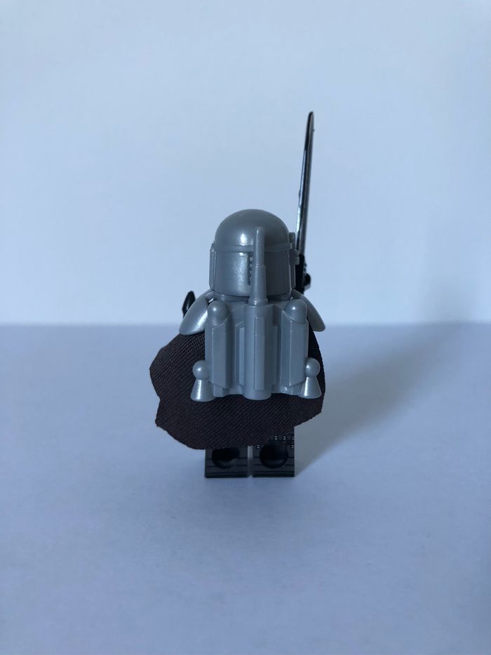 Figurine type lego guerrier Mandalorian Star Wars - photo numéro 3