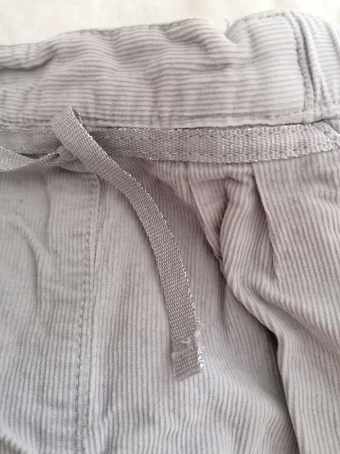 Sarouel en velour 12 mois - photo numéro 3