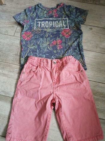 Ensemble short t shirt t 6 ans