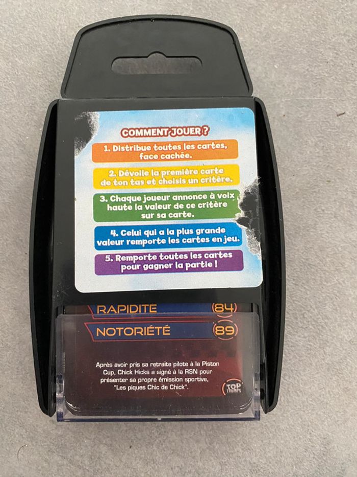 Jeu de cartes cars - photo numéro 2