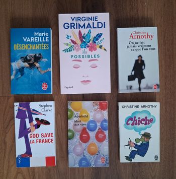 Lot de 6 romans dont Désanchantées de Marie Vareille