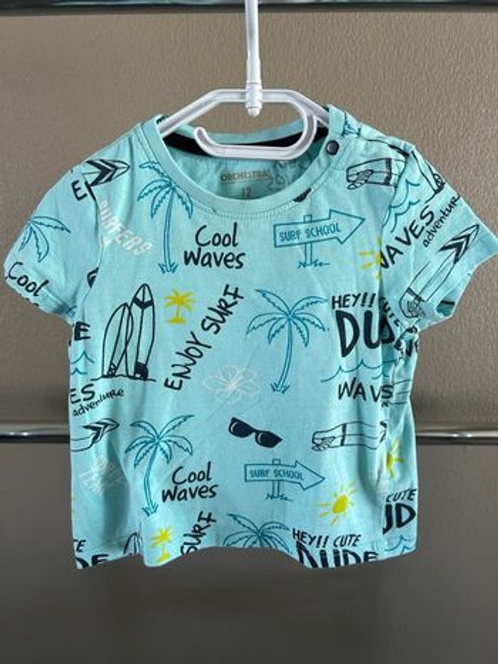 Lot 7 tee-shirts 12 mois - photo numéro 7