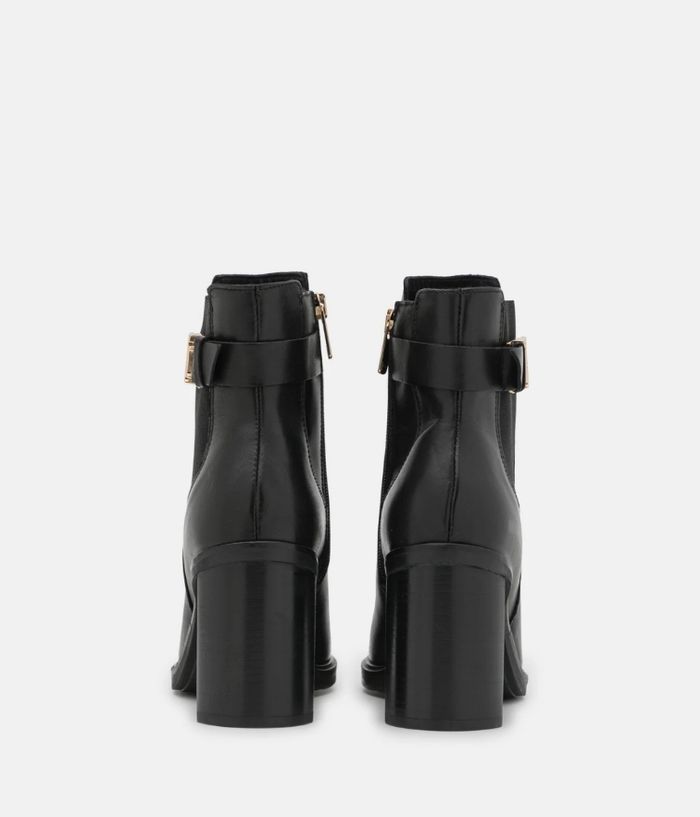 Bottines noires Tommy Hilfiger en cuir neuves - photo numéro 3