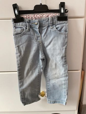 Pantalon jeans bébé fille 12 mois