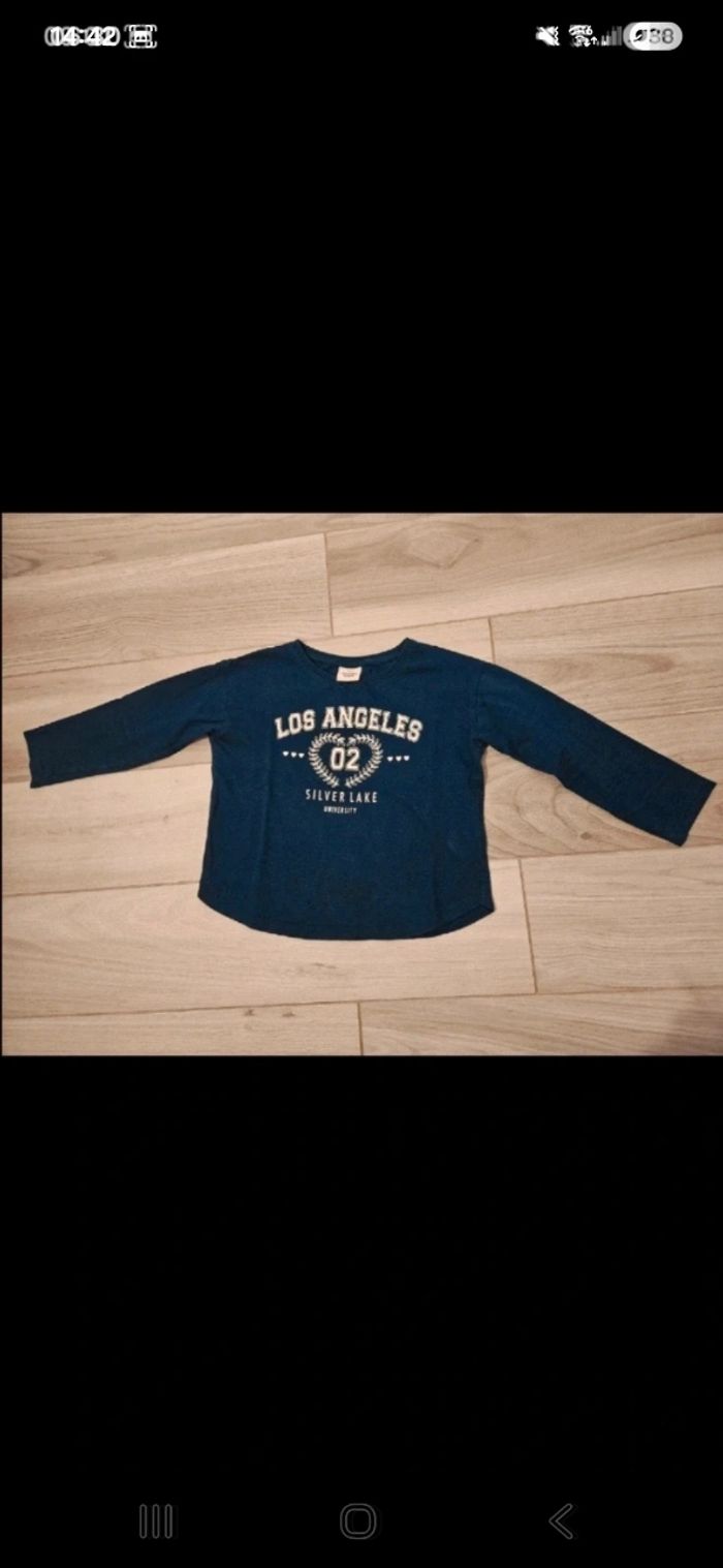 Lot 7 tshirts manches longues fille (4ans) - photo numéro 5