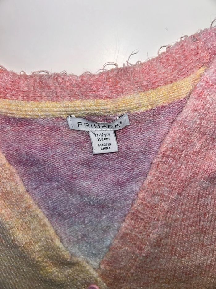 Gilet fille arc en ciel 12 ans primark - photo numéro 2