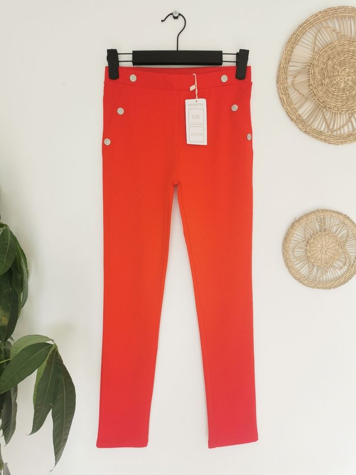 Jegging rouge Orchestra 12 Ans