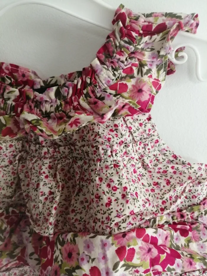 Débardeur à volant baby gap liberty rose - photo numéro 3