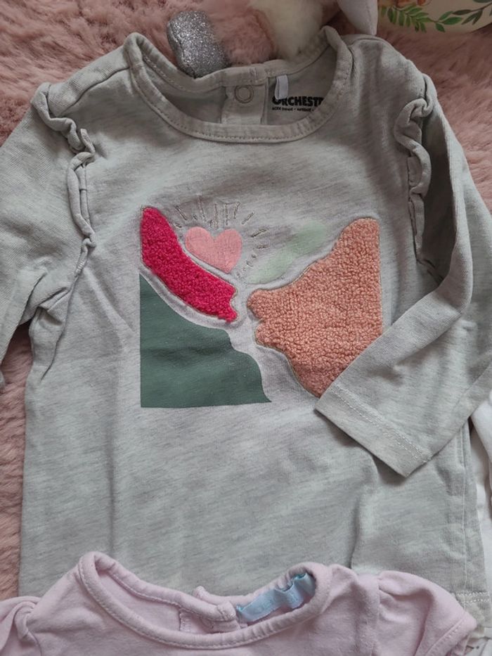 Lot de 4 t-shirts 6 mois - photo numéro 2