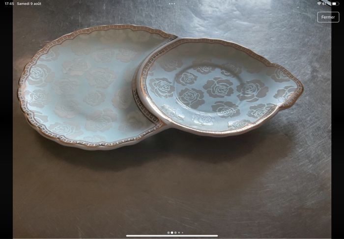 Sous tasse porcelaine So French décor du Galion - photo numéro 2