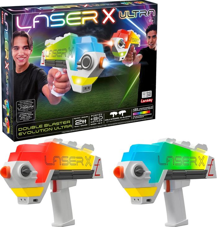 Jeu laser - LANSAY - 87552 - Laser X - Double Blaster Evolution Ultra