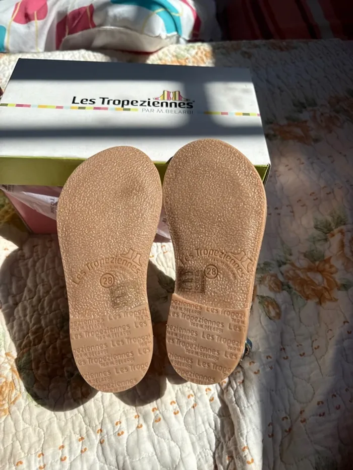 Très jolies sandales les tropezienne neuves avec étiquette  28 - photo numéro 7