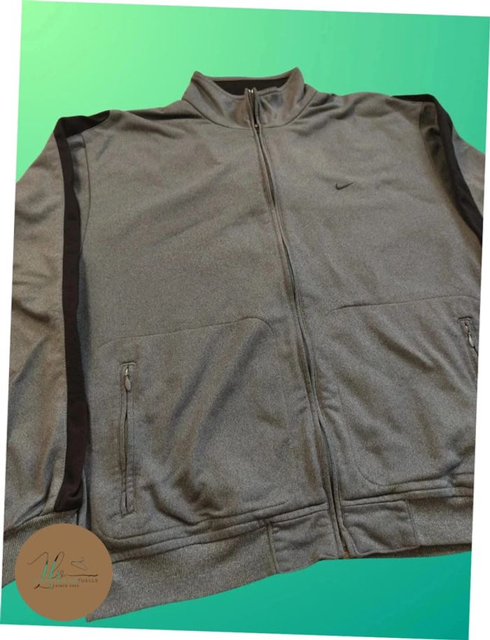 Veste zippée Nike Vintage avec Logo Brodé et écriture brodé arrière - photo numéro 7