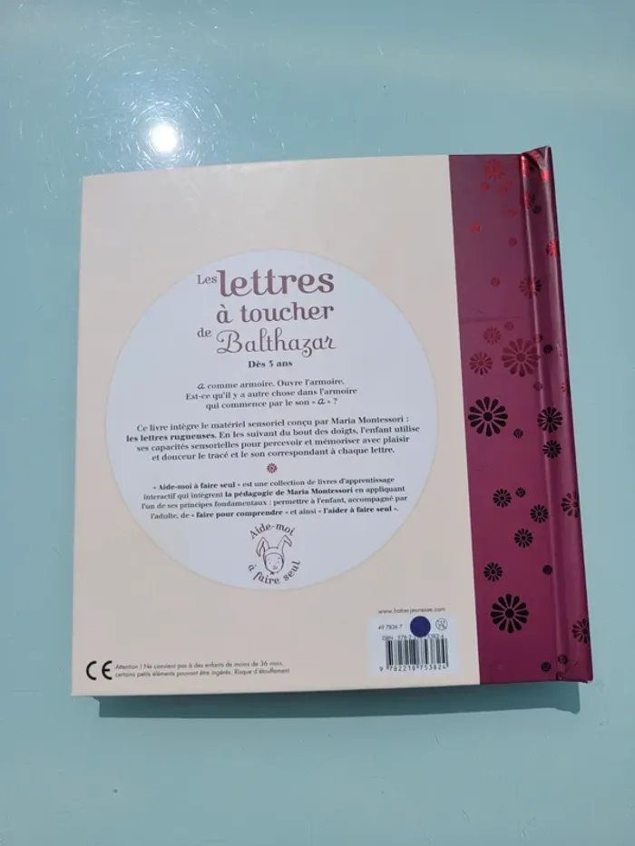 Livre Montessori 🐸 Les Lettres à toucher de Balthazar 🌳 - photo numéro 19