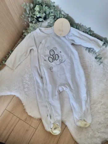 Pyjama velour mixte 12mois
