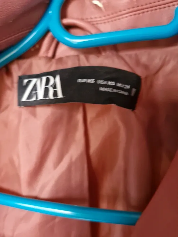 Veste simili cuir zara - photo numéro 5