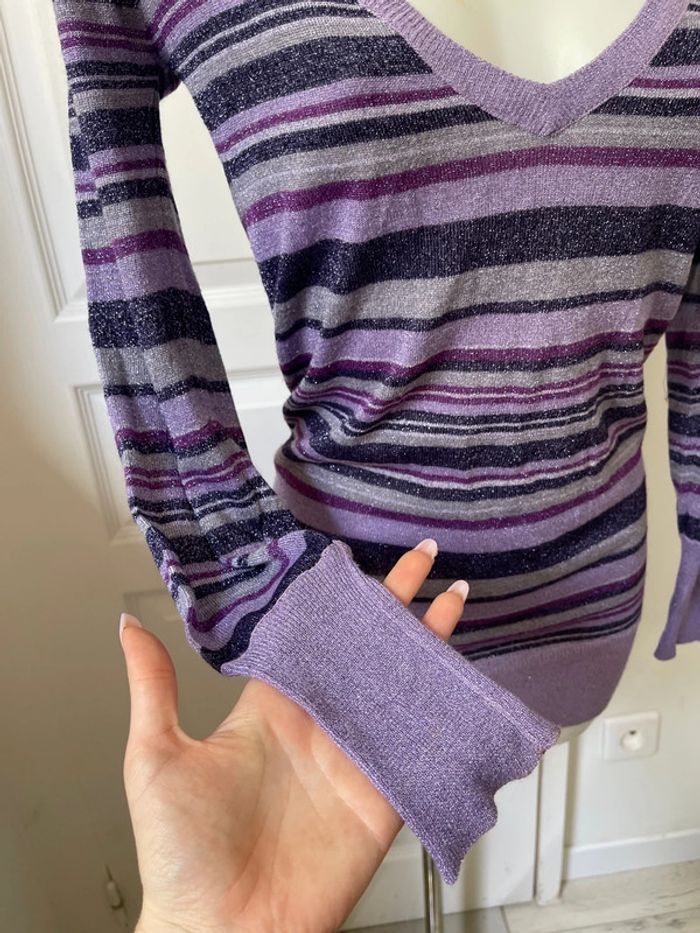 Robe/ pull à rayures - photo numéro 7