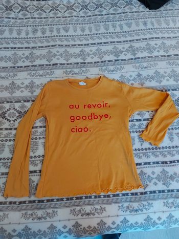 Tee shirt manches longues zara 10 ans