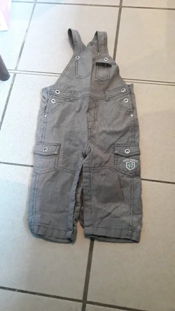 Salopette 18m garçon
