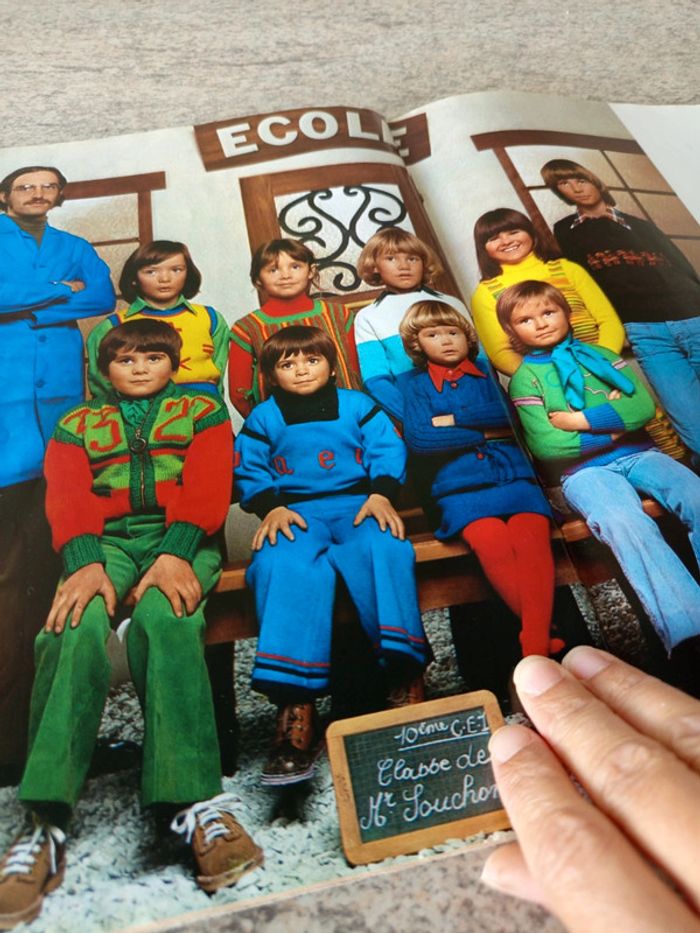 Magazine Phildar mailles enfants vintage - photo numéro 9