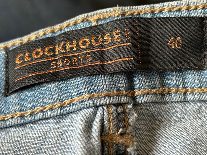Short en jeans dentelle 40 Clockhouse - photo numéro 4