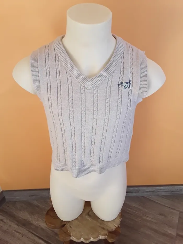 Pull sans manches 3 ans  (98 cm) - photo numéro 2