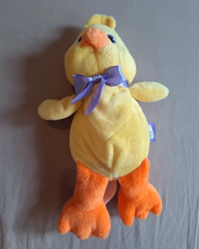 🎀 peluche poussin milka 🎀